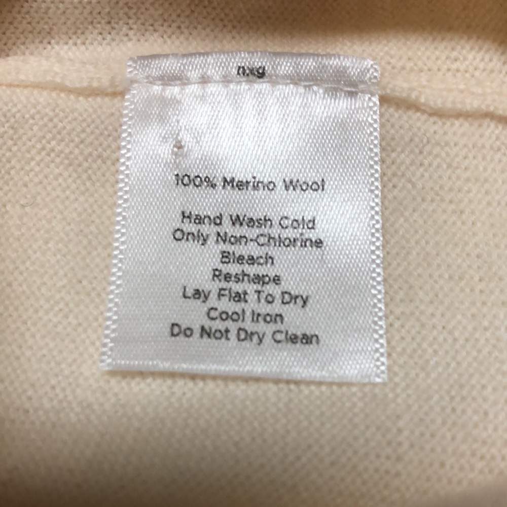 Italian Merino Wool Cardigan with Crystal Buttons - Picture 4 of 8